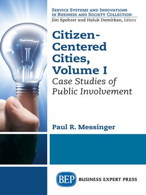 cover image of Citizen-Centered Cities, Volume I
